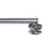 Keeney Mfg Smooth Architectural Grab Bar, Polished Chrome, 36", 36.00" L, Stainless Steel, Polished Chrome GB2024-36PC - alternate 4